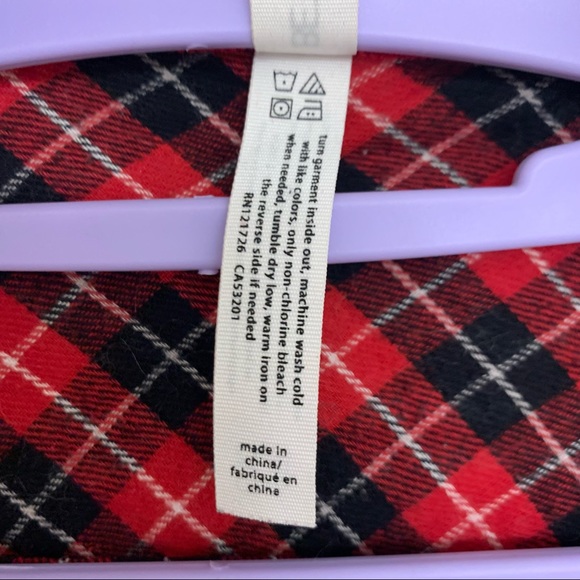 Bethany Mota x Aeropostale Red Flannel with Studs - Picture 4 of 5